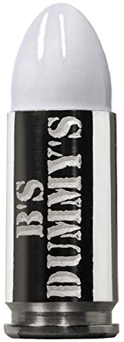 B's Dry Fire Snap Caps - A.K.A. B's Dummy's - Dummy 9mm Luger Training Caps (10 Pack) (White Nickel)