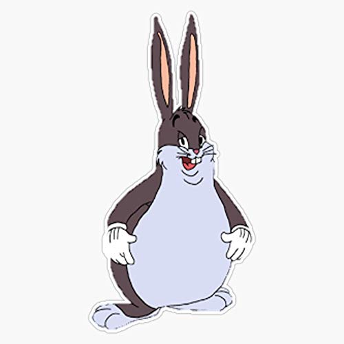 Big Chungus Sticker Vinyl Bumper Sticker Decal Waterproof 5'