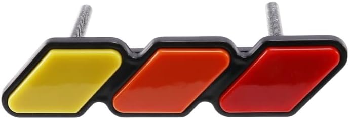 DELLEN Emblema de rejilla frontal tricolor para Toyota Tacoma 4Runner Highlander para RAV4