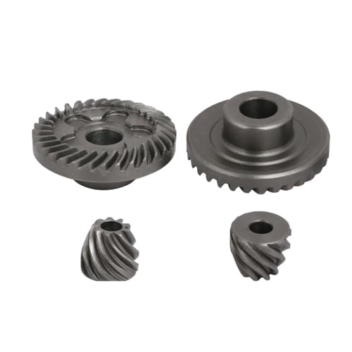 Image of Pioneer Abrasive Spiral Bevel Gear Set for GWS6-100 / GWS600 Angle Grinder | High Strength Replacement Gear Kit | Durable Pinion & Bevel Gears for Power Tools