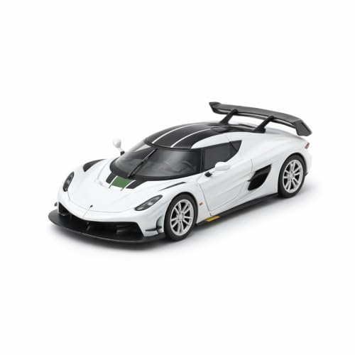 Image of Koenigsegg Jesko 1:36 Scale Die-Cast Metal Car Model - Openable Doors Pull-Back Alloy Swedish Hypercar Collectible Toy Car