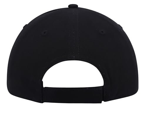 Gorra negra ajustable para niños y niñas miniatura 3