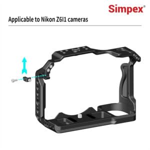 Image of Simpex Camera Cage for Z6 III, Aluminum Alloy Camera Full Cage with Anti-Twist Design