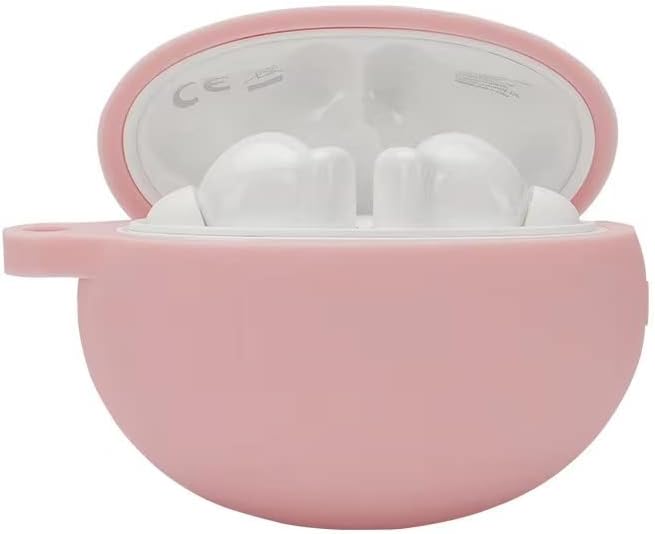 Funda de silicona suave para Huawei FreeBuds 5i, absorción de golpes, accesorios con llavero para hombres, adolescentes, niños, niñas y mujeres,