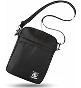 Shoebill スマホポーチ スマホショルダー サコッシュ 縦型 スマホバッグ ポシェット ショルダー 斜めがけ(ブラック)