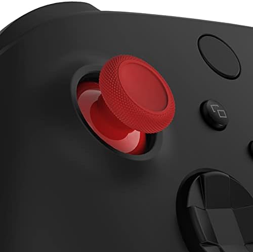 eXtremeRate Replacement Thumbsticks for Xbox Series X & S Controller, Joysticks Repair Kit for Xbox Wireless Controller, Custom Analog Stick Buttons for Xbox One S/X/Elite Controller - Carmine Red - 1