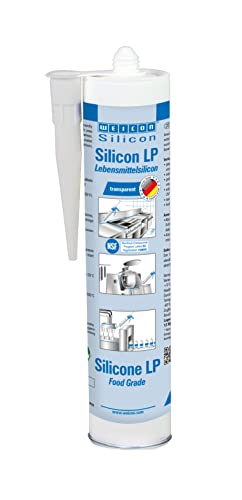 Silicone LP transparent WEICON pour joints d'étanchéité