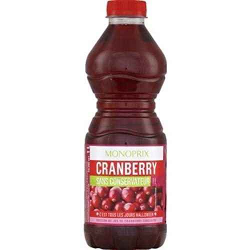 Monoprix Jus de cranberry sans conservateur - La bouteille de 1L