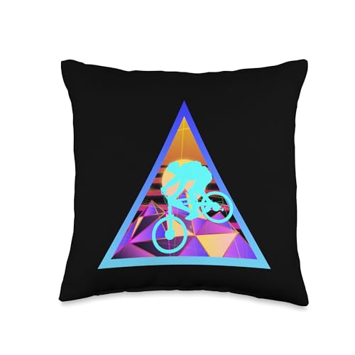 MTB Bike Mountain Polygon Bicycle Sport accessories downhill Throw Pillow