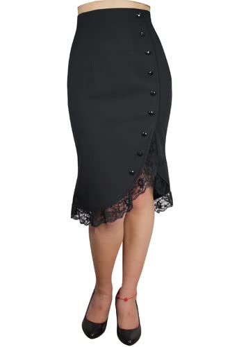 CHIC STAR Womens Pinup Ruffle Skirt