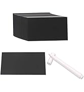Mini Chalkboard Signs 100 Pcs Erasable Chalkboards Tags with 1 Pcs White Marker for Price Tags We...