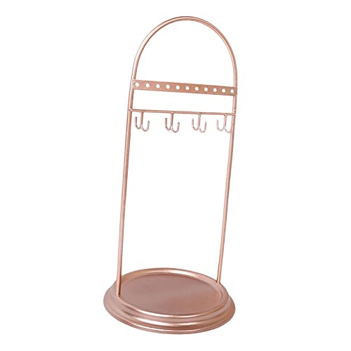 Dynwave Suporte de exibição de joias de mesa, ganchos, suporte multifuncional para de pingente