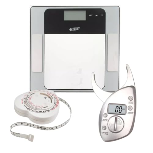 Kit Balança Digital Bioimpedância para Peso Corporal, Fita Antrop...