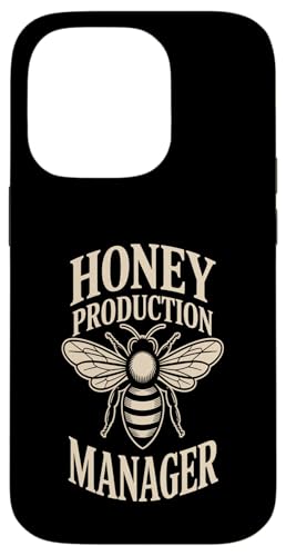 Funny Bee Honey Production Manager �{�I�� �X�}�z�P�[�X iPhone 14 Pro �p