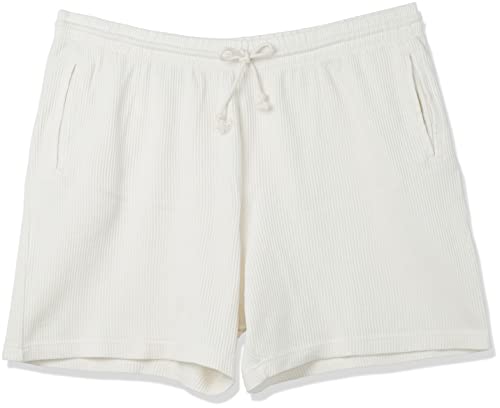 Short Reebok homme non teint off-white en coton naturel taille M