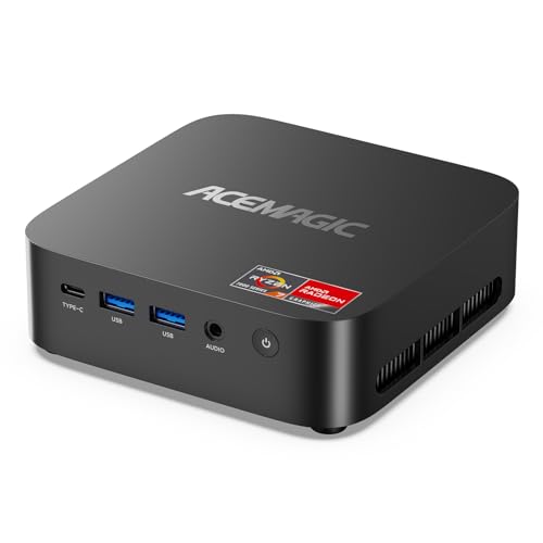 Image of ACEMAGICIAN Mini Gaming PC16GB RAM 512GB SSD (Up to 4.3GHz) Triple 4K@60Hz Display WiFi6 BT5.2 Type-C HDMI DP1.4 Mini Computers Desktop for Light Gaming /Office