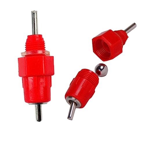 Balacoo 50Pcs Automatic Chicken Water Feeder Poultry Drinker System with Screw Style Nipples Easy Installation for Ducks Geese and Game Birds Durable