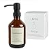 Produktbild Conditioner-Spender zum befüllen mit brauner 300ml Flasche und schwarz Edelstahl Pumpe von LIVOA