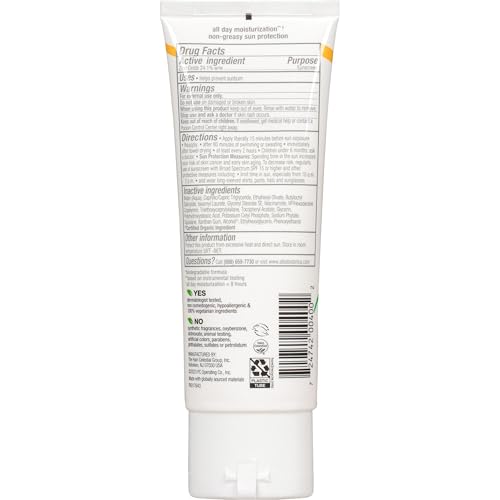 Alba Botanica Mineral Sunscreen Lotion SPF 50, Broad Spectrum, Fragrance Free, 3 Fl Oz (Packaging May Vary)