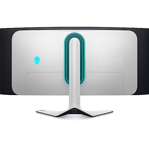 Image of Dell Alienware AW3423DW 34.2″ QD-OLED 1440p HDR 175Hz Curved Gaming Monitor (Lunar Light) | G-SYNC Ultimate UltraWide Display + DisplayPort Cable + Headphone Extender + HDMI Cable + Cleaning Kit