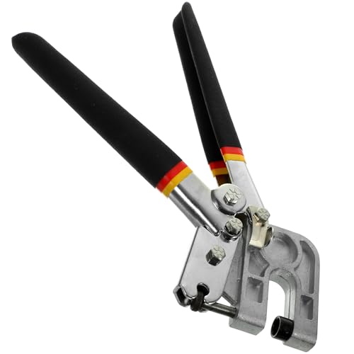 HOUDERCO Alicate de Punzón de Acero Resistente para Crimpar y Sujetar Perfiles Metálicos, Adecuado para Instalación de Quillas en Trabajos de Pladur y Color Aleatorio Varios estilos
