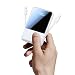 Power Bank 10000mAh, Klein 22.5W mit integrierte Kabel (USB-C + Lightning)