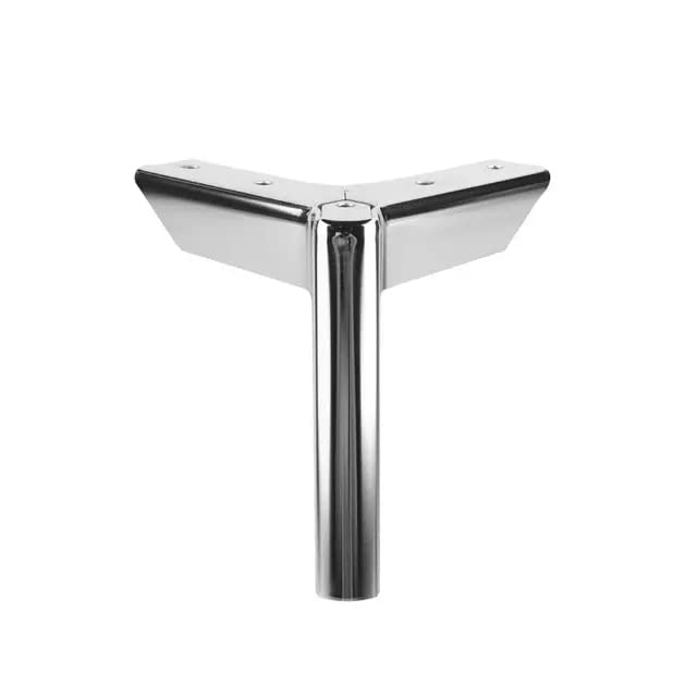 Zohra Hardware Pack of 4 Pcs Y Shaped Metal Furniture Leg 12cm (4.5