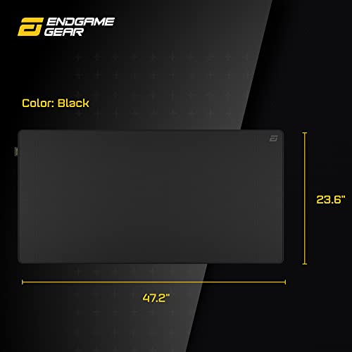 MPC1200 Cordura® Tappetino per Mouse da Gioco, 120 x 60 cm, in Tessuto Cordura®, Antiscivolo, Edizione Stealth, Colore Nero - Mousepad - Immagine 5
