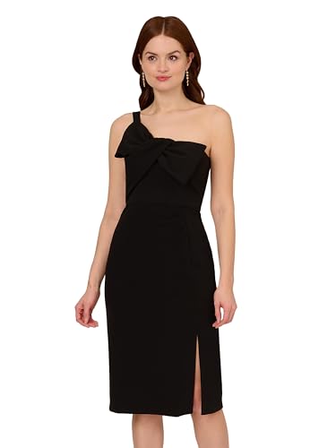 Image of Adrianna Papell Knit Crepe Short Dress