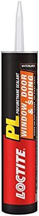 Loctite PL Window, Door & Siding White Polyurethane Sealant, 10 fl oz, Cartridge