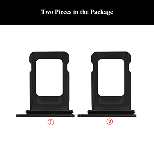 Lozop 2 Pack Sim Card Tray Holder Replacement For Iphone 12 Pro 6.1 Inch & Iphone 12 Pro Max 6.7 Inch With Waterproof Rubber & Eject Pin (Pacific Blue) #TOP2