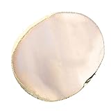 Happyyami Achat Tassenuntersetzer Dekorativ Hitzebeständig und Verbrühschutz Natürlicher Achat mit Goldrand 80 100mm Tischschutz für Zuhause und Gastronomie