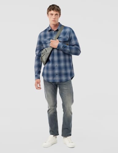 G-Star Herren Marine Slim Long Sleeve Shirt, Mehrfarben (Rank Blue Vanderbilt Check D24963-d412-g092), XS EU – Ansicht 6