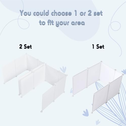 MEEXPAWS Cat Litter Box Enclosure with Splash Guard - XL L71×W54.5×H45cm Litter Box Furniture, Easy-Clean, White, Indoor Cat Accessories - Image 3