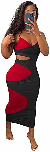 YeadamFission Womens Sleeveless Floral Lace Asymmetrical Dress Elegant Ruffle Round Neck Bodycon Dress Cocktail Evening Party