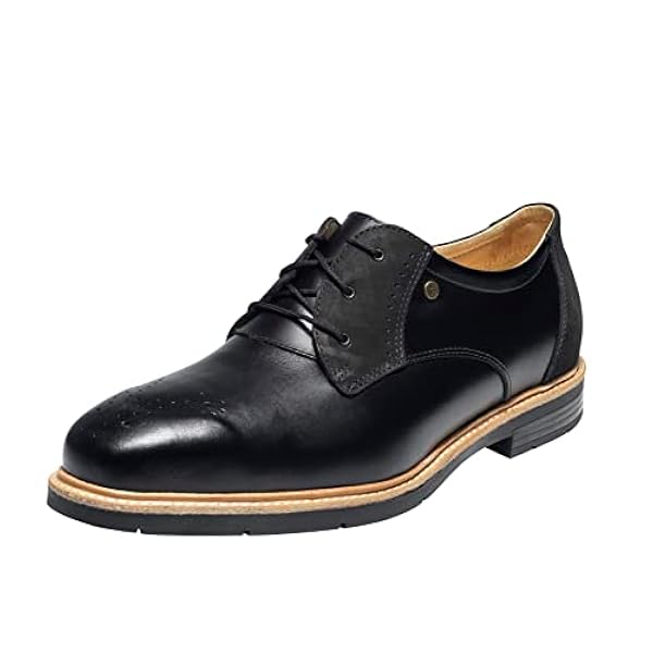 EMMA Safety MM11400040 Veiligheidsschoenen Frontier - Braziliaans volnerf leer in 2 tinten gecombineerd met Nubuck - Model: Vito - Maat EU: 40 - Kleur: Zwart 2 tinten - Extra breed