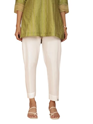 Image of TWIN BIRDS Women Cotton Kurti Pants | Straight Fit Ethnic Daily Trousers