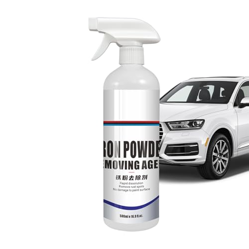 WJnflQN Spray antirouille pour Voiture - 500 ML - Nettoyant et Puissant - Dérouillant pour l'entretien de la Voiture - pour Jantes métalliques de véhicule - Entretien intérieur et