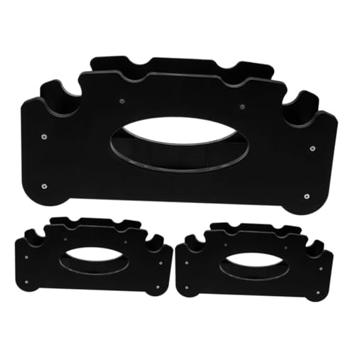 Mikikit 3pcs Dumbbell Storage Rack Heavy Duty Organizer for Home Gym Detachable Weight Stand for Efficient Dumbbell Storage Spaces Durable and Flexible Design