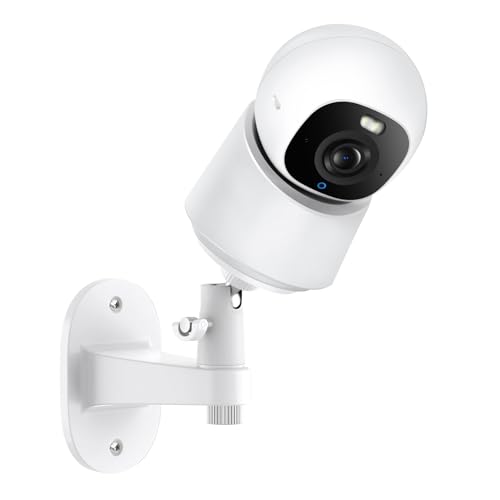Adhesive Security Camera Mount for eufy Indoor Cam E30/C210/C220/E220 Adjustable No Drilling Mounting Bracket for eufy Pet/Dog/Baby Camera
