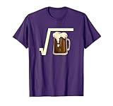 Square Root Beer Math Pun Mathematic Joke Science Student T-Shirt
