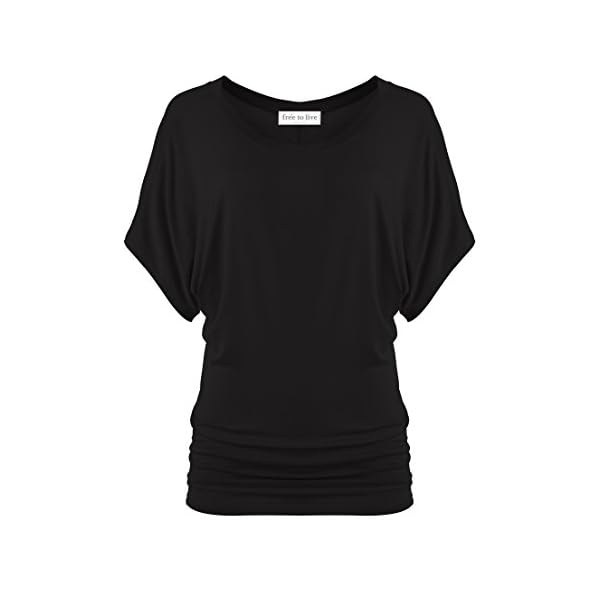 Free to Live 3 Pack Dolman Short Sleeve Business Casual Tops for Women Shirts Fall Dressy Tunic (Large, Black, Charcoal, Navy)