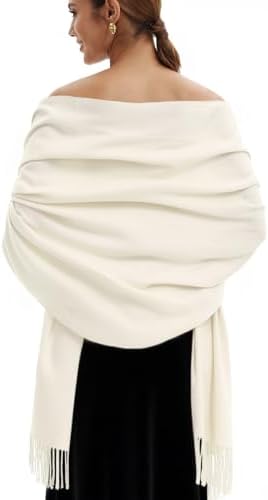 Pashmina Scarf and Shawl - Soft Women Pashminas Wrap for Wedding Evening Party dresses