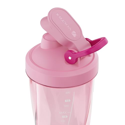 Image of VOLTRX Premium Electric Protein Shaker Bottle, Made with Tritan - BPA Free - 24 oz Vortex Portable Mixer Cup /USB Rechargeable Shaker Cups for Protein Shakes