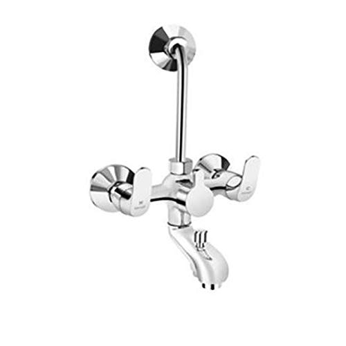Image of Edge KB1211018 Brass 3 in 1 Wall Mixer with Flange (Silver)