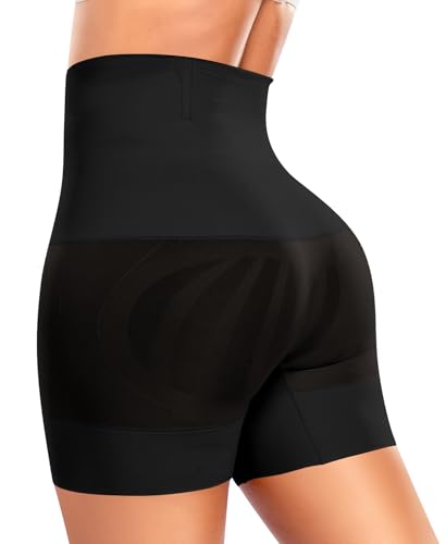 Image of Werena Shapewear for Women Tummy Control Shaping Shorts High Waist Body Shaper Panties Underwear Slip Shorts Under Dresses