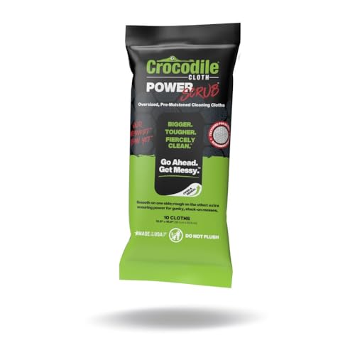 Crocodile Cloth PowerSCRUB Cleaning Wipes – 10 (15