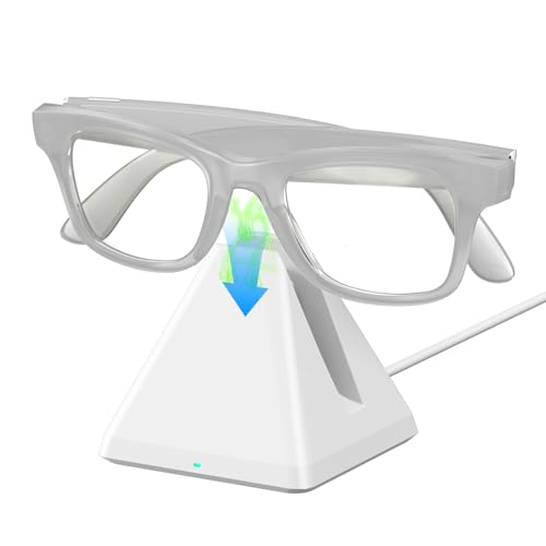 Image of Charging Station Compatible with Ray-Ban(Gen 1 & Gen 2)& Oakley Meta Smart Glasses - Safe & Stable Charger with Handshake Protocol, Accessories for Wayfarer, Headliner, Skyler Blayzer Scriber, HSTN