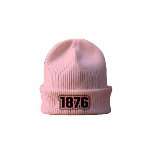 Beanie 1876 rose bébé bonnet à revers doux pour hiver