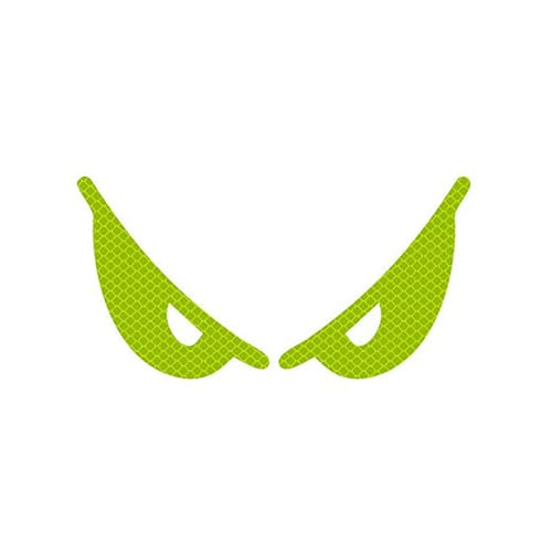 SZMBHSD Calcomanías para Autos para Chevrolet Colorado zr2 z71, Pegatinas Decorativas Reflectantes Estilo Ojo, Pegatinas Creativas para decoración de Motocicletas, Accesorios de Estilo,Green